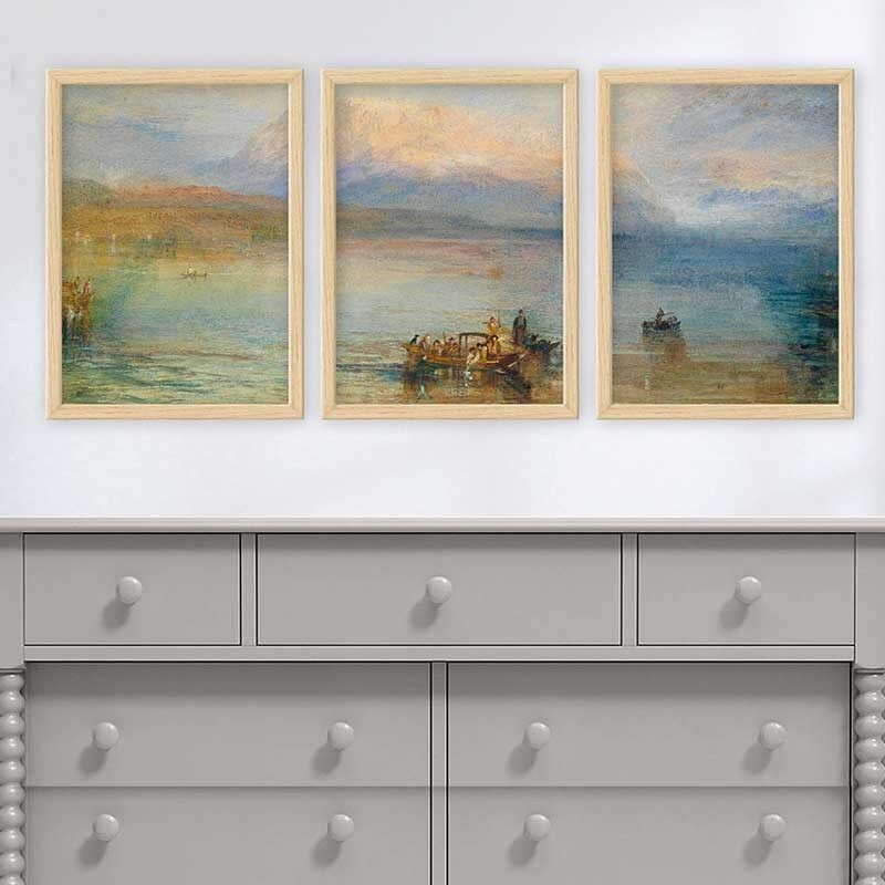 Wallity Set uramljenih slika 3NTC_UN54424, 3 dijela