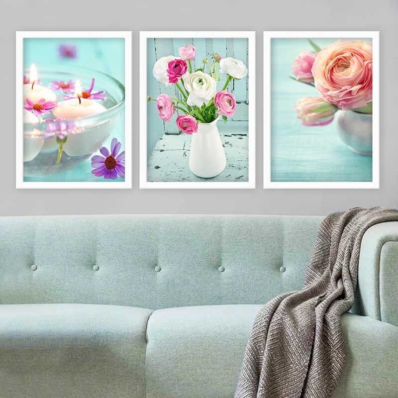 Wallity Set uramljenih slika 3BC_219025241, 3 dijela