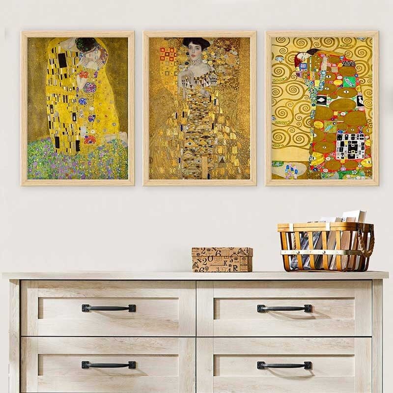 Wallity Set uramljenih slika 3NTC_UN3847949, 3 dijela