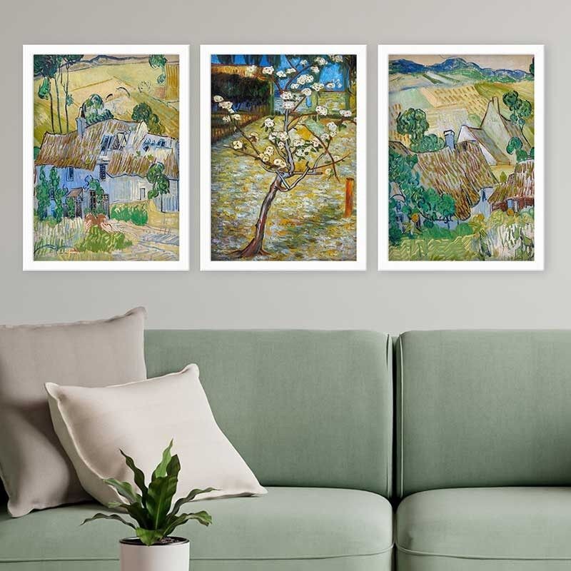 Wallity Set uramljenih slika 3BC_UN256347, 3 dijela