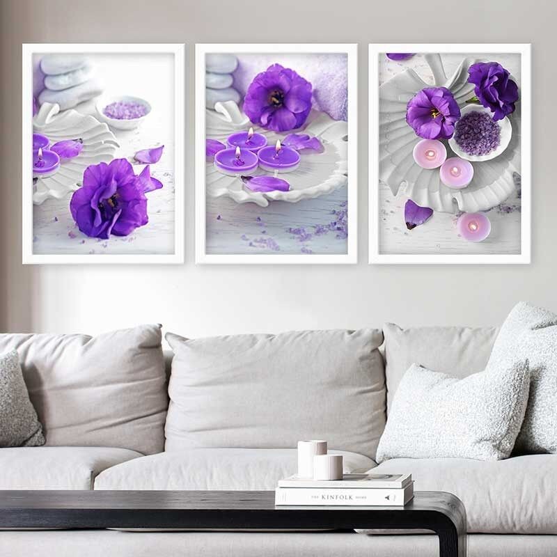 Wallity Set uramljenih slika 3BC_85309030, 3 dijela