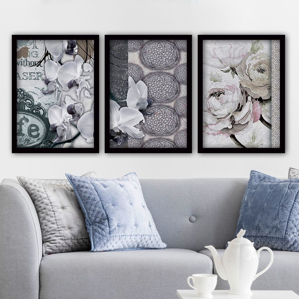 Wallity Set uramljenih slika 3SC124, 3 dijela