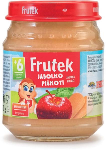 Frutek Kolač od jabuka i biskvita za bebe, 120 g