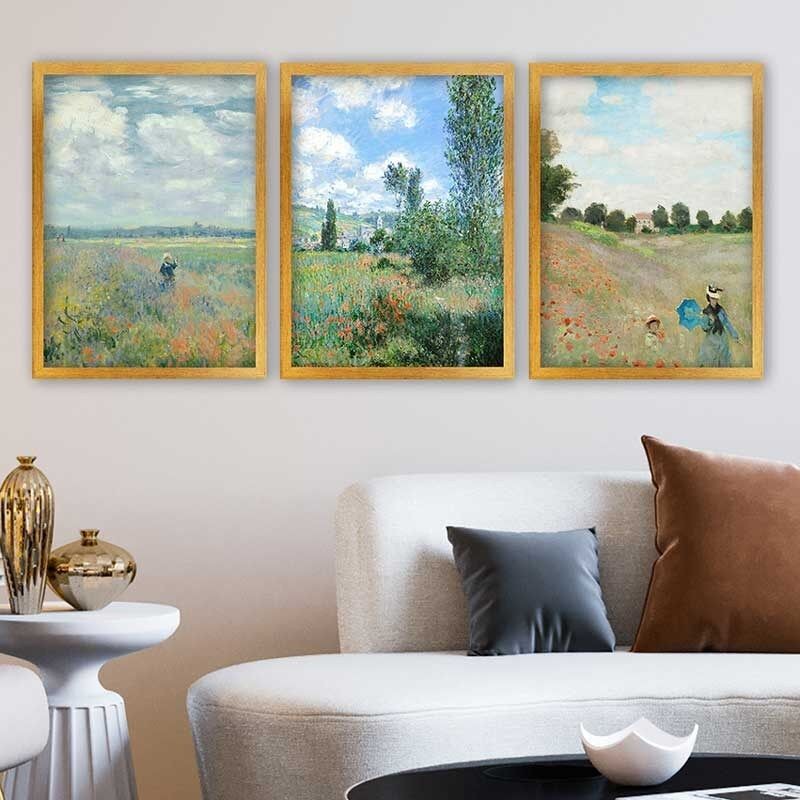 Wallity Set uramljenih slika 3AC_UN2677423, 3 dijela