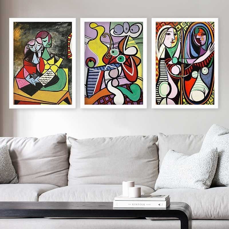 Wallity Set uramljenih slika 3BC_UNPP01, 3 dijela