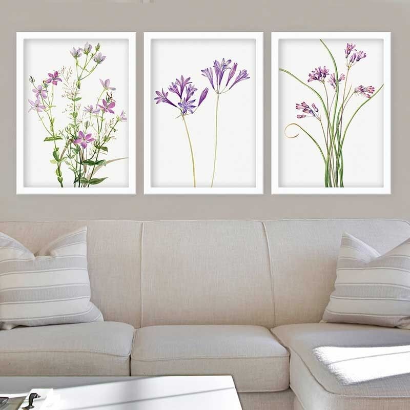 Wallity Set uramljenih slika 3BC_2613520, 3 dijela