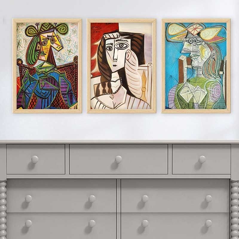 Wallity Set uramljenih slika 3NTC_UNPP30, 3 dijela