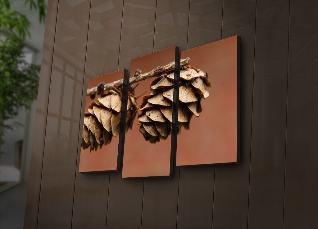 Wallity Set slika sa LED rasvjetom 3PATIACT-21, 3 dijela