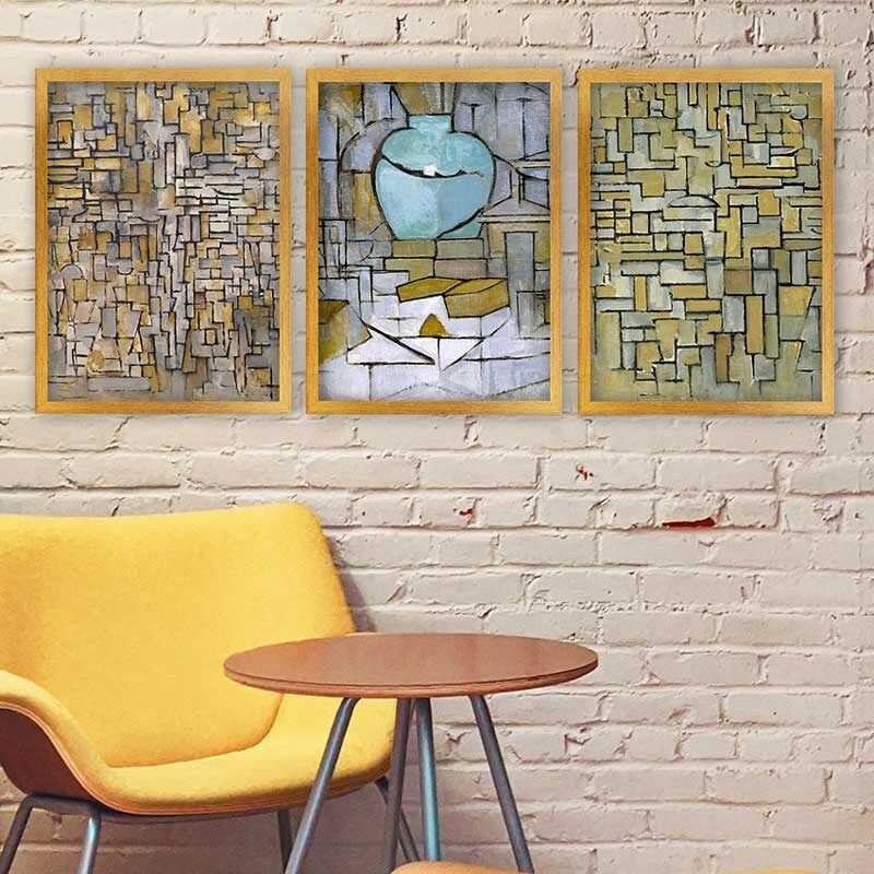 Wallity Set uramljenih slika 3AC_UN3894486, 3 dijela