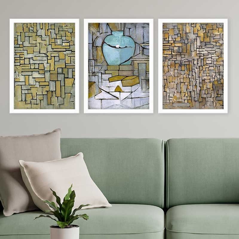 Wallity Set uramljenih slika 3BC_UN3894486, 3 dijela