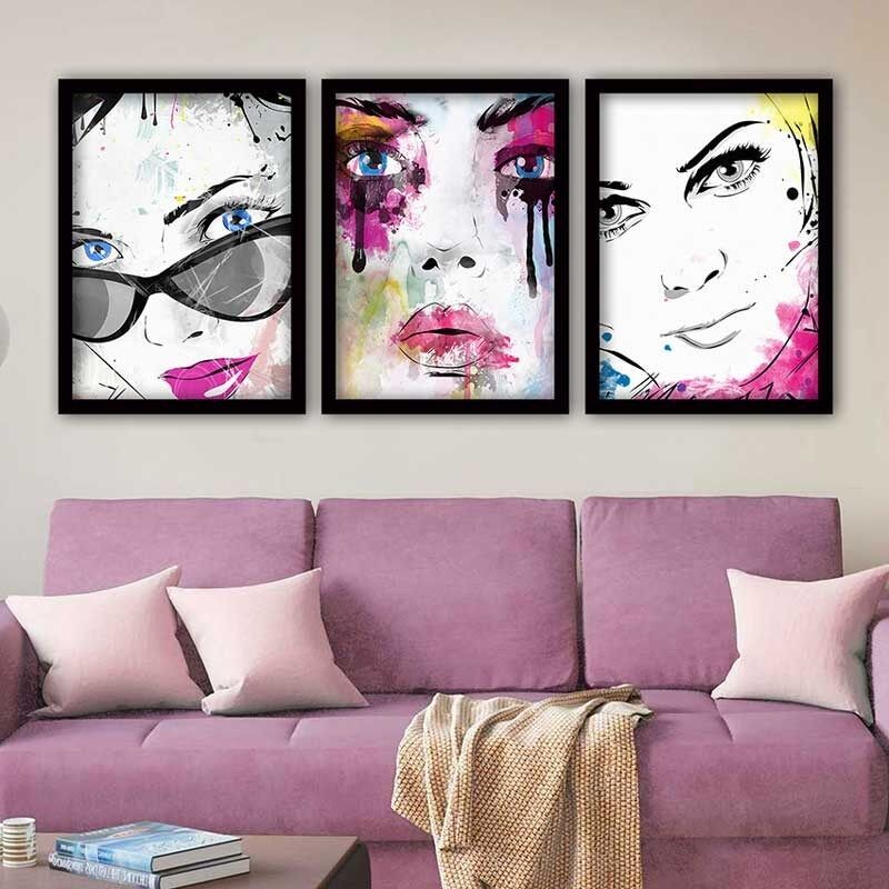 Wallity Set uramljenih slika 3SC_3848730, 3 dijela