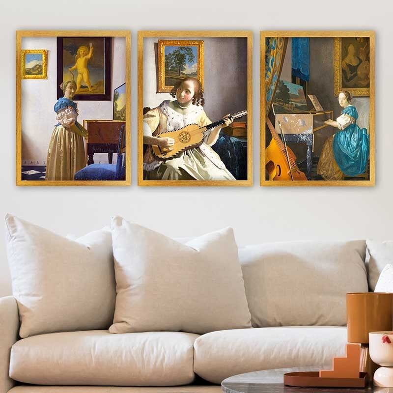 Wallity Set uramljenih slika 3AC_UN3844990, 3 dijela