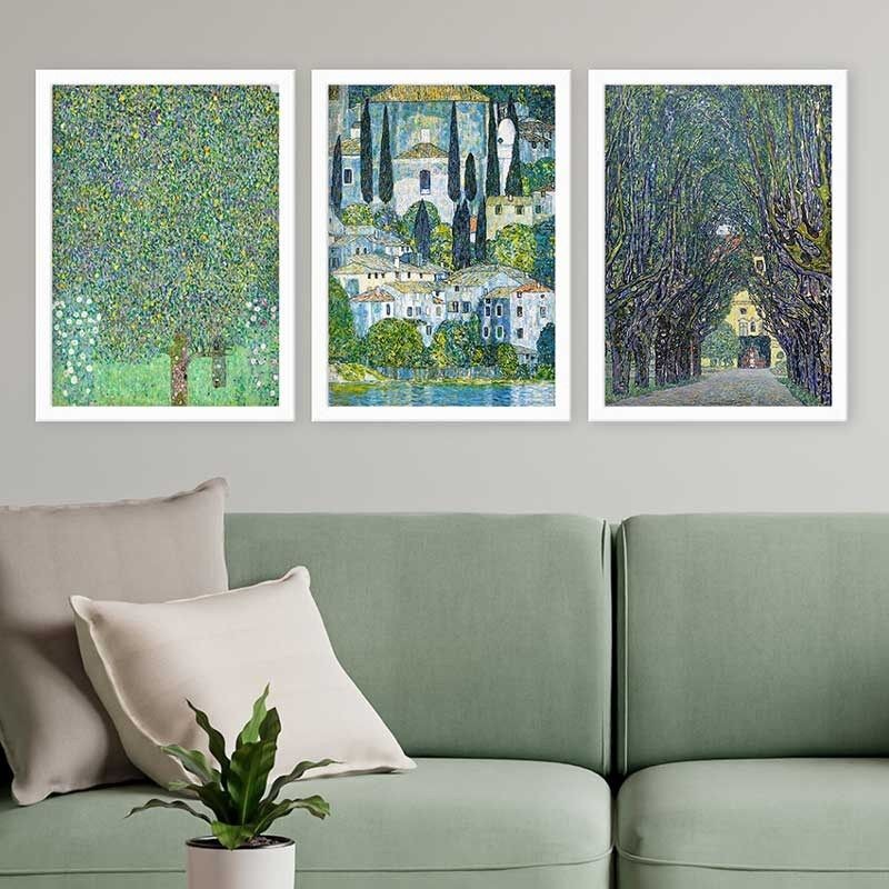 Wallity Set uramljenih slika 3BC_UN3848003, 3 dijela