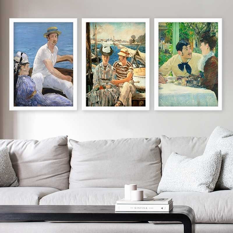 Wallity Set uramljenih slika 3BC_UN1453577, 3 dijela