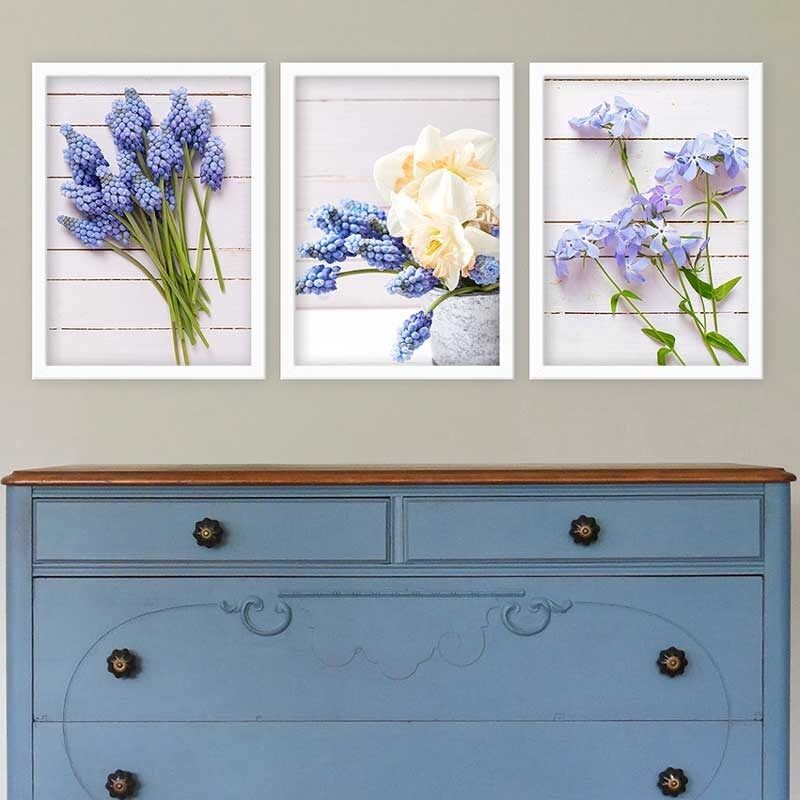 Wallity Set uramljenih slika 3BC_2738270, 3 dijela