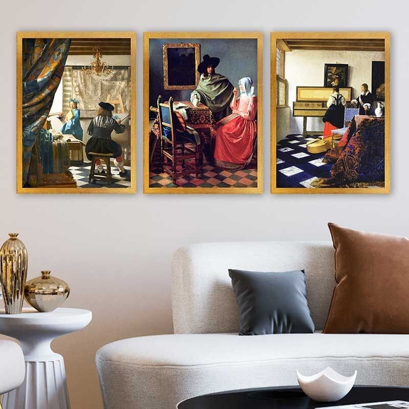 Wallity Set uramljenih slika 3AC_UN3844928, 3 dijela