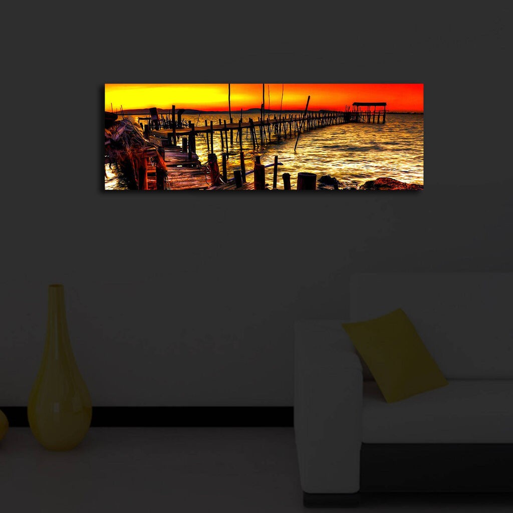 Zidna slika sa LED osvetljenjem 3090IACT-46, 30x90 cm