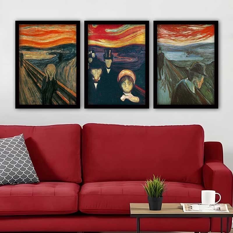 Wallity Set uramljenih slika 3SC_UN524494, 3 dijela