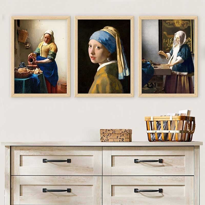 Wallity Set uramljenih slika 3NTC_UN1015467, 3 dijela