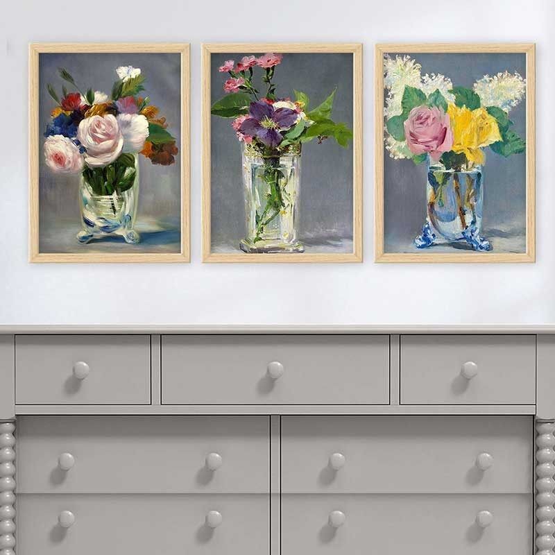 Wallity Set uramljenih slika 3NTC_UN7124565, 3 dijela