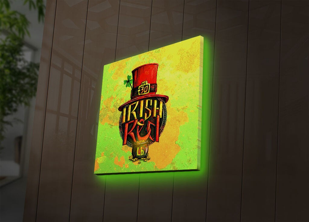 Zidna slika sa LED osvetljenjem 2828DACT-37, 28x28 cm