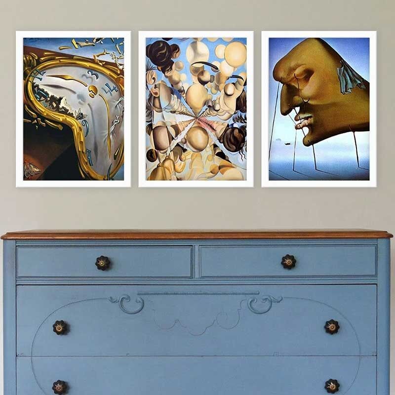 Wallity Set uramljenih slika 3BC_UN54434, 3 dijela