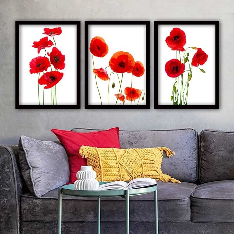 Wallity Set uramljenih slika 3SC_2128030, 3 dijela