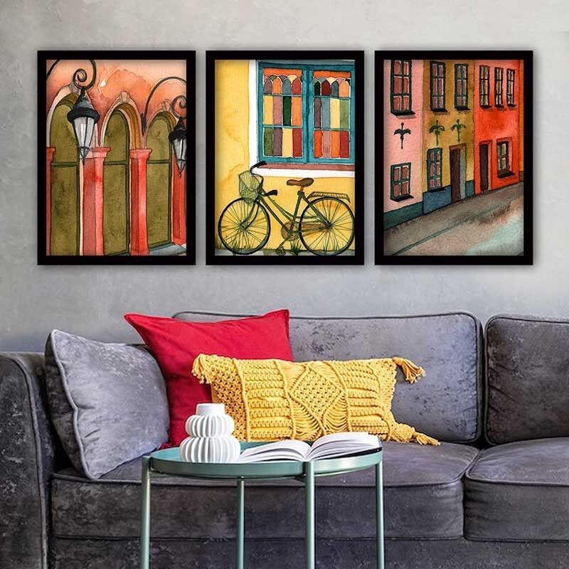 Wallity Set uramljenih slika 3SC_255218, 3 dijela