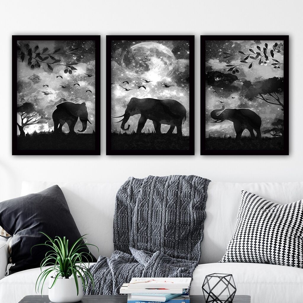 Wallity Set uramljenih slika 3SC48, 3 dijela