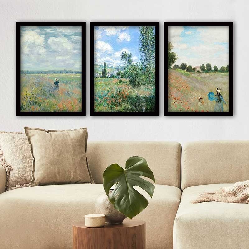 Wallity Set uramljenih slika 3SC_UN2677423, 3 dijela