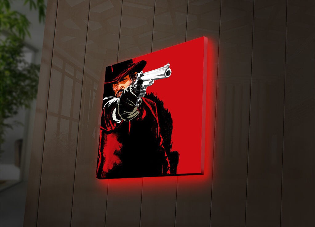 Zidna slika sa LED osvetljenjem 2828DACT-48, 28x28 cm