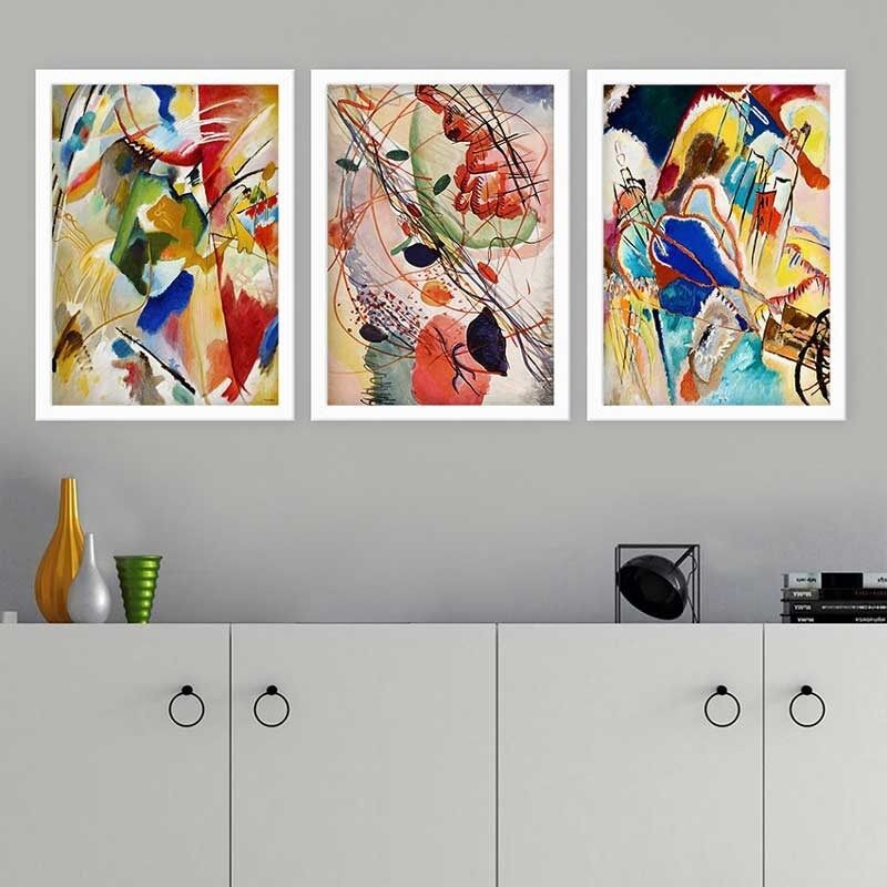 Wallity Set uramljenih slika 3BC_UN2763120, 3 dijela