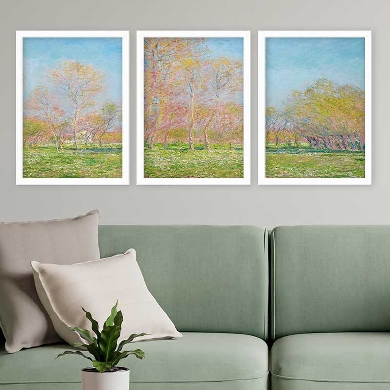 Wallity Set uramljenih slika 3BC_UN3896329, 3 dijela