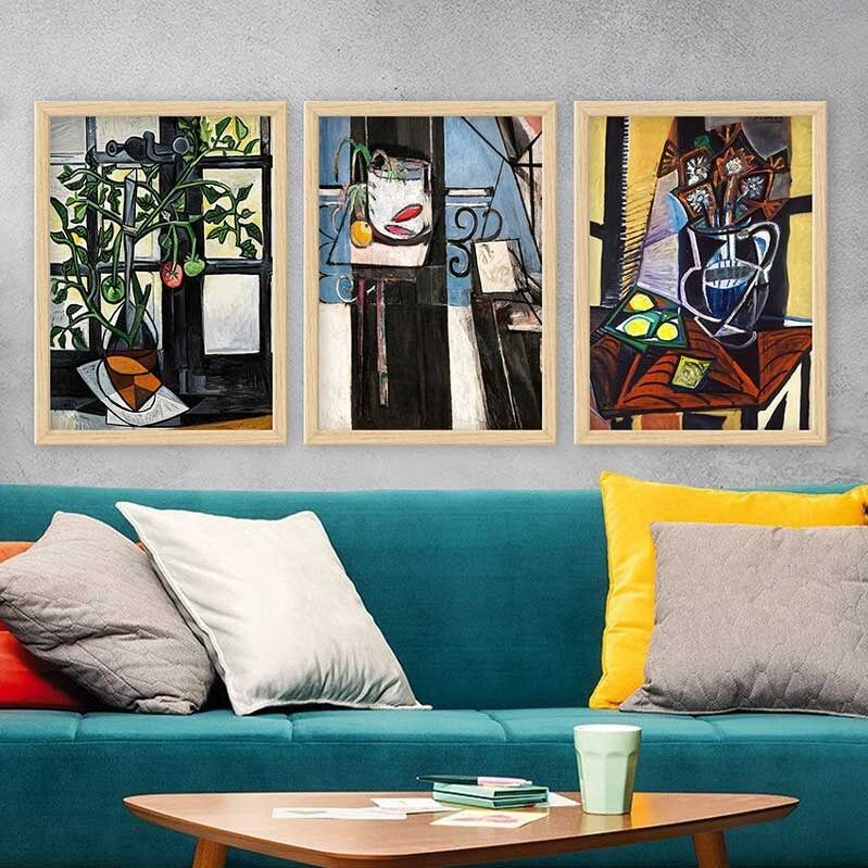 Wallity Set uramljenih slika 3NTC_UNPP04, 3 dijela