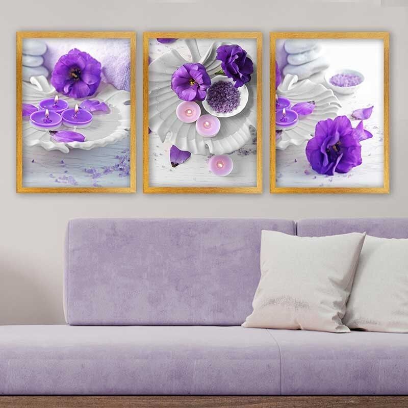 Wallity Set uramljenih slika 3AC_85309030, 3 dijela