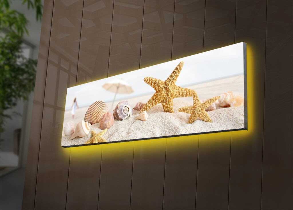 Zidna slika sa LED osvetljenjem 3090DACT-65, 30x90 cm