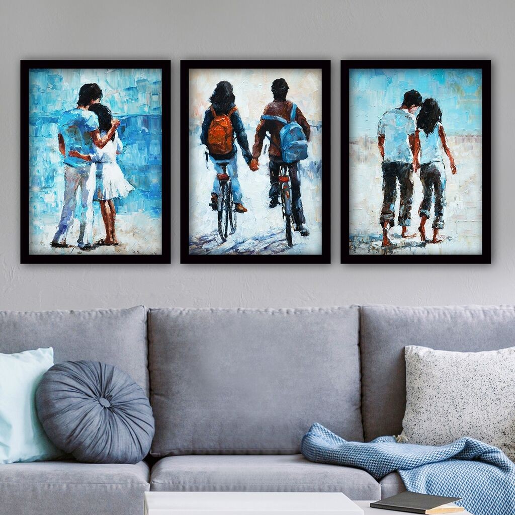 Wallity Set uramljenih slika 3SC80, 3 dijela