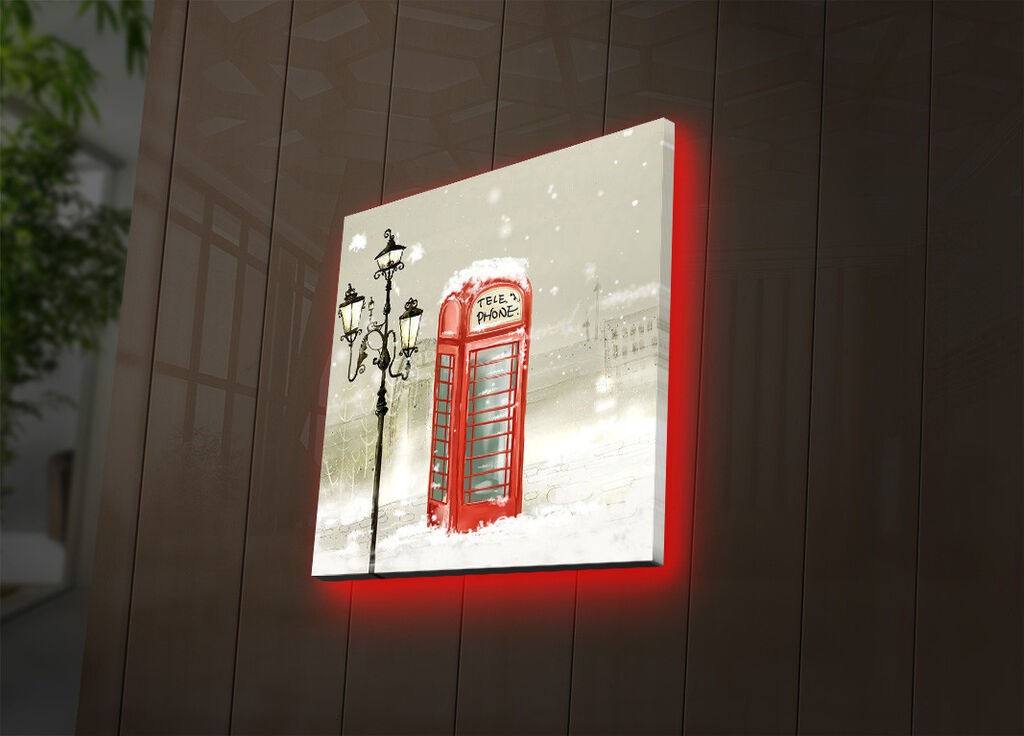 Zidna slika sa LED osvetljenjem 2828DACT-44, 28x28 cm