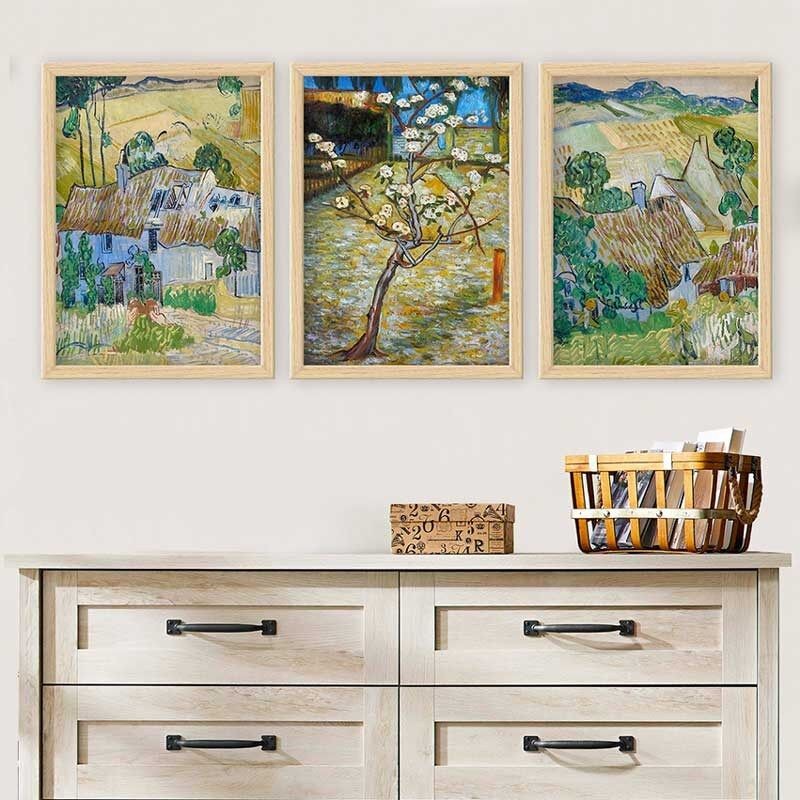 Wallity Set uramljenih slika 3NTC_UN256347, 3 dijela