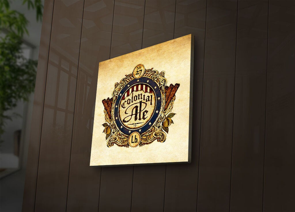 Zidna slika sa LED osvetljenjem 2828IACT-37, 28x28 cm