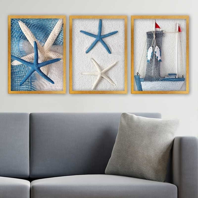 Wallity Set uramljenih slika 3AC_35445214, 3 dijela