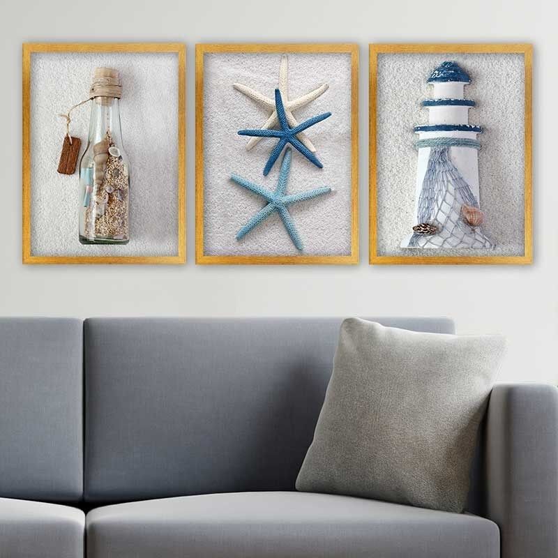 Wallity Set uramljenih slika 3AC_25445214, 3 dijela