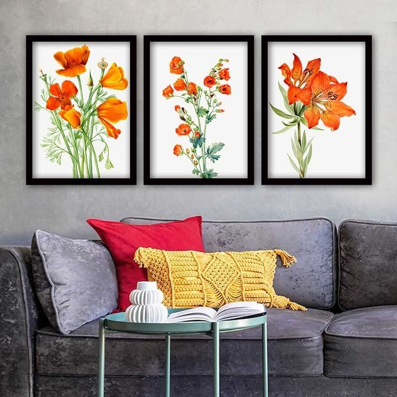 Wallity Set uramljenih slika 3SC_12613512, 3 dijela