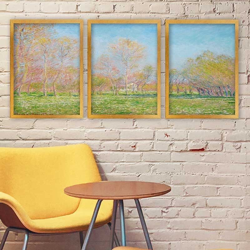 Wallity Set uramljenih slika 3AC_UN3896329, 3 dijela