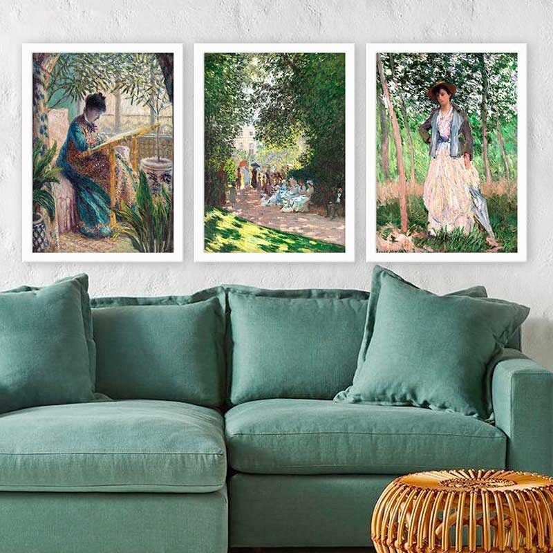 Wallity Set uramljenih slika 3BC_UN547270, 3 dijela