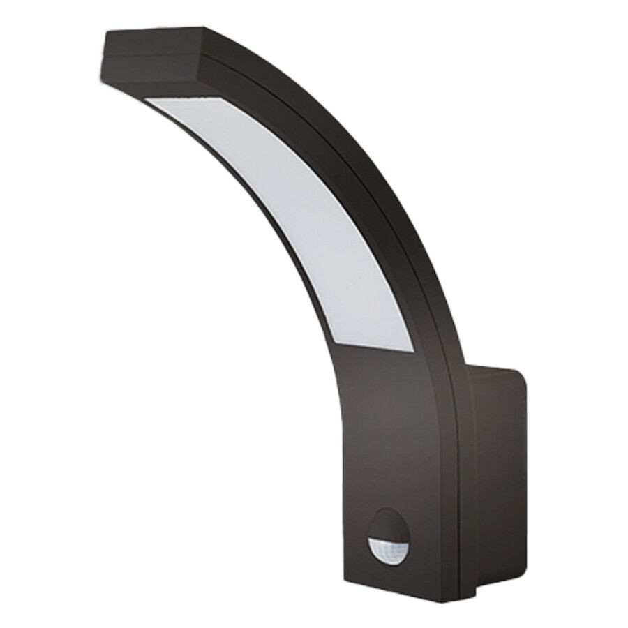 MASS-light Vrtna lampa LED zidna sa senzorom ST53 3000K crna