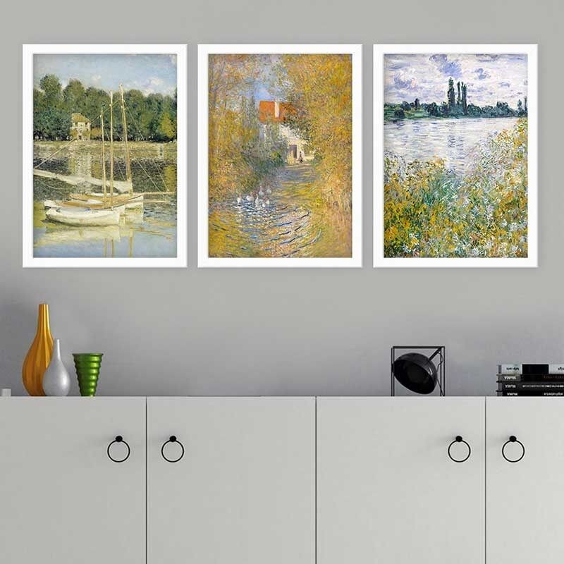 Wallity Set uramljenih slika 3BC_UN2680258, 3 dijela