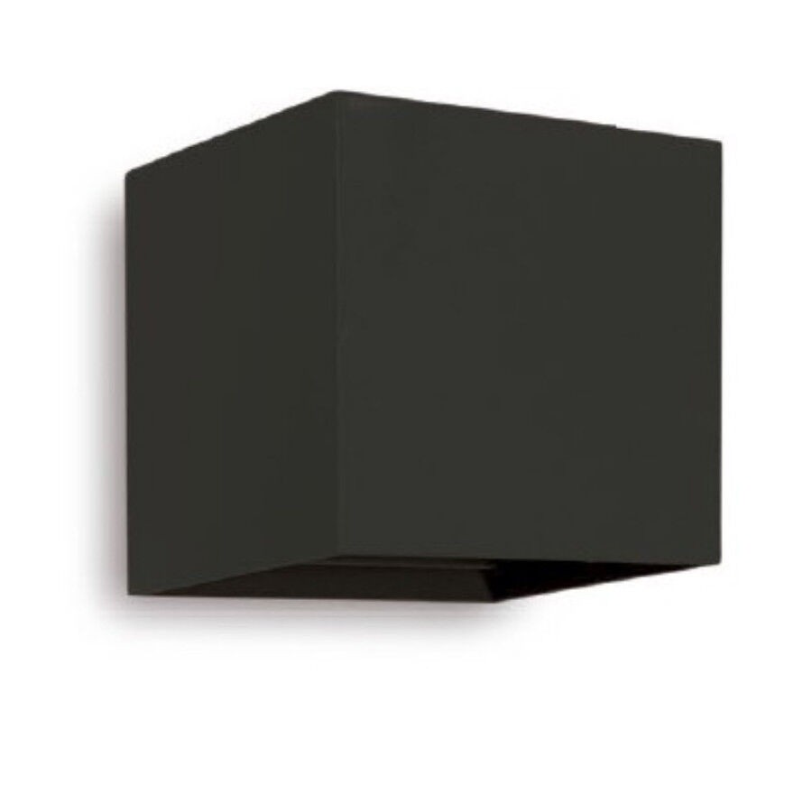 E-light Zidna lampa E-light SQ 6W 4000K crna