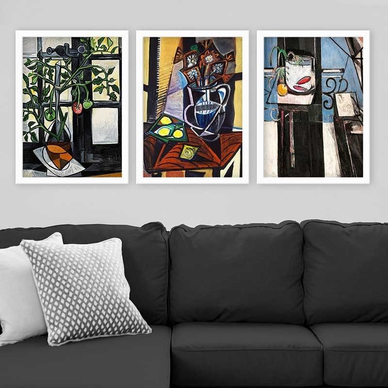 Wallity Set uramljenih slika 3BC_UNPP04, 3 dijela