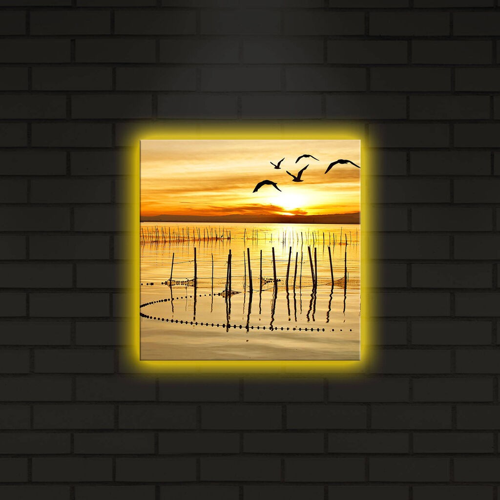 Zidna slika sa LED osvetljenjem 2828DACT-5, 28x28 cm